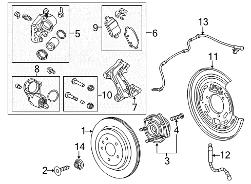 GM 84642088 Pad Kit, Rear Disc Brk