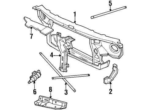 GM 3530598 Shield, Radiator Support Sight