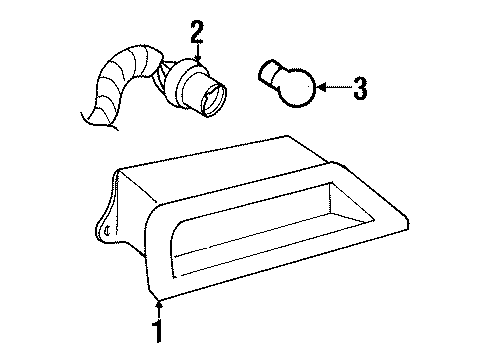 GM 16513569 Lamp Assembly, High Mount Stop