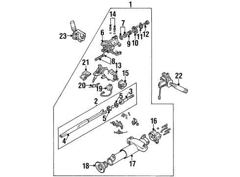 GM 26022028 JACKET, Steering