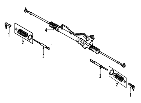 GM 95961355 Rod,Steering Linkage Inner Tie