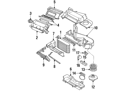 GM 52456045 HARNESS, A/C Vacuum and Temperature