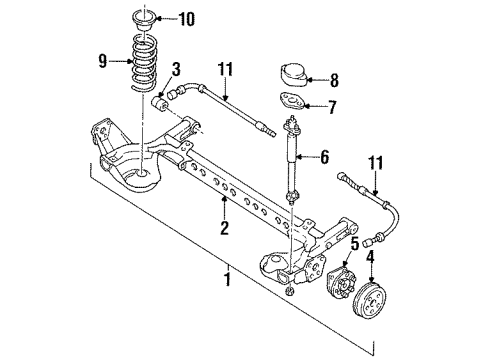 GM 22650863 Cable Assembly, Parking Brake Front