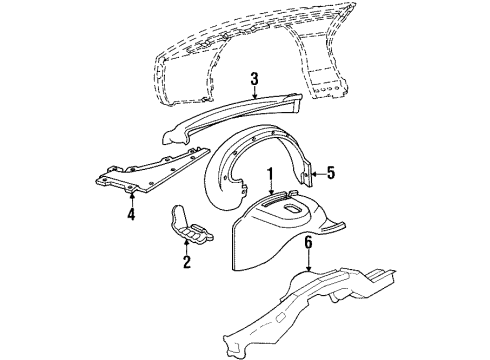 GM 10092053 Support Assembly, Battery Tray