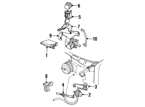 GM 12557971 Adjuster Assembly, Accelerator Control & Cruise Control Service