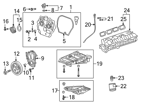 GM 12662540 Manifold, Intake