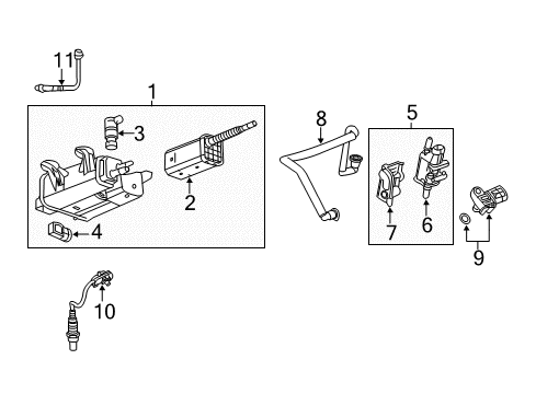 GM 12613200 Fitting Assembly, Pcv Hose