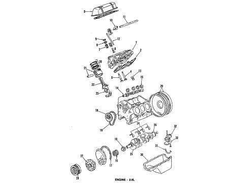 GM 14033546 Seal Kit,Valve Stem Oil (Free Of Asbestos)