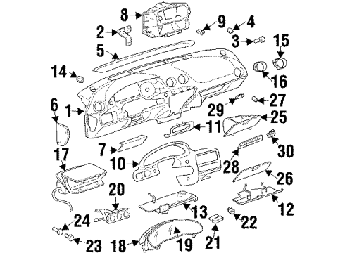 GM 22594713 Switch Assembly, Parking Brake Indicator