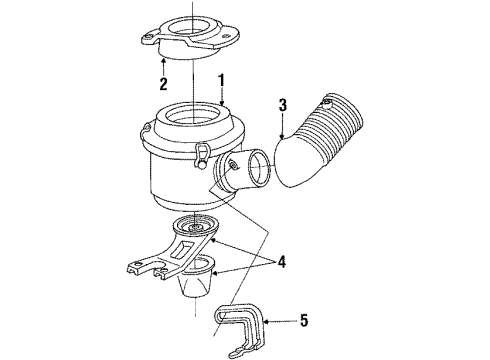 GM 25098589 Duct Assembly, Rear Air Intake