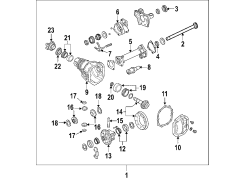 GM 19179926 Gear Kit,Front Differential Side & Pinion