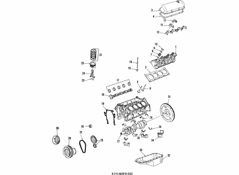 GM 1642462 Engine Cylinder Head (Machine) Non Swirl 4.1 Longitudinal Service