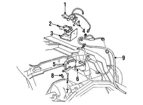 GM 15664601 SHIELD, Air Suspension Compressor Mounting