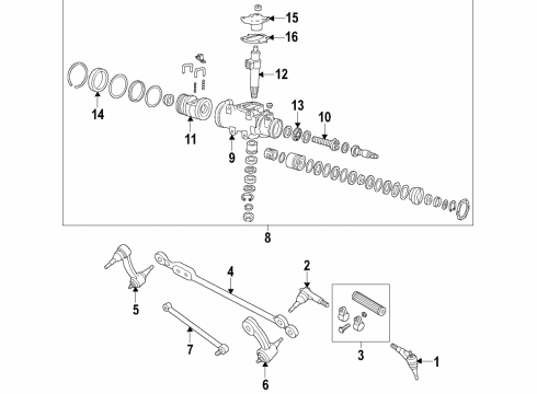 GM 5687182 Seal Kit,Steering Gear Valve