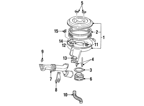 GM 8997787 Sensor,Air Cleaner