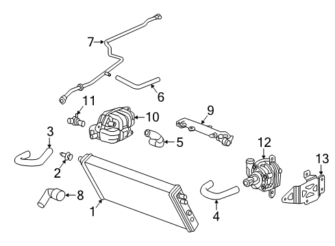 GM 84484399 Cooler Assembly, Chrg Air