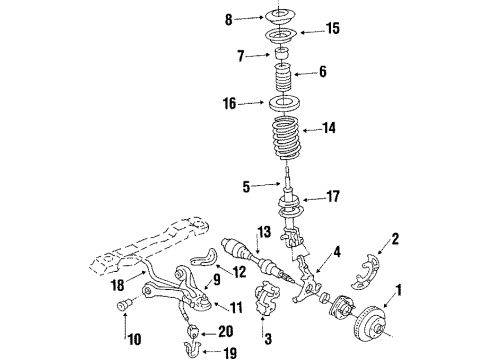 GM 7842347 Axle Assembly