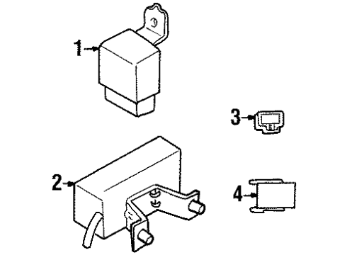 GM 30019168 Daytime Running Lamps Controller Assembly (On Esn)