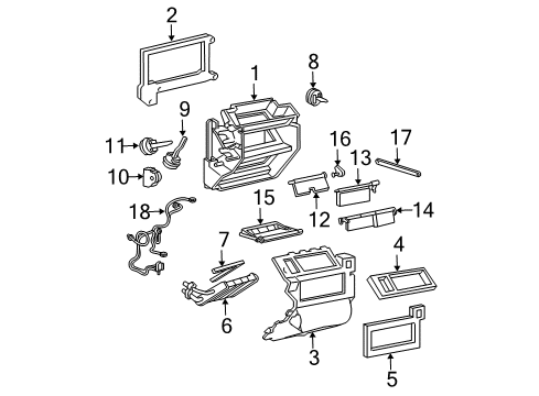 GM 84793088 Control Assembly, Htr & A/C