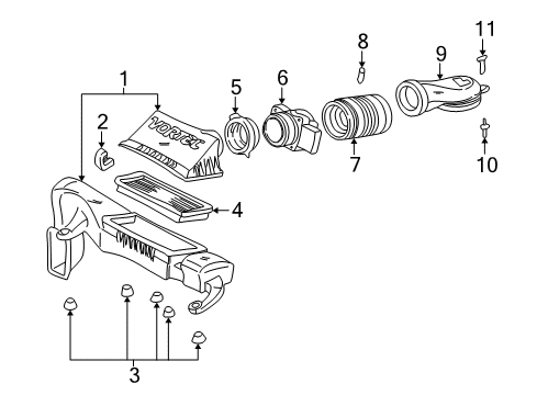 GM 12589550 Sensor Assembly, Heated Oxygen (Position 2)