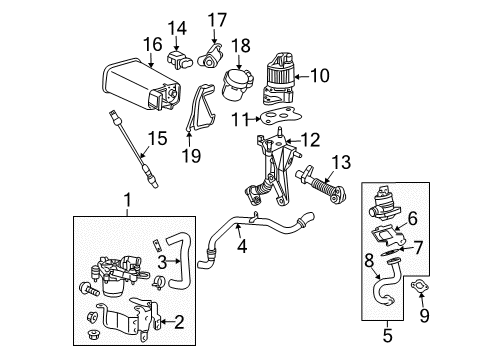 GM 19431592 VALVE KIT,PCV