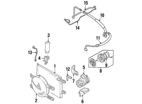 GM 12368905 Air Conditioner Compressor (Remanufacture)