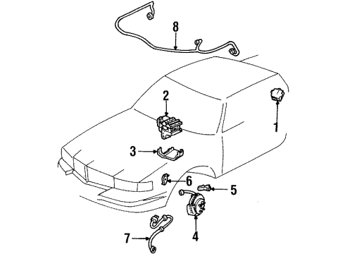 GM 9388220 Module Asm,Electronic Brake & Traction Control