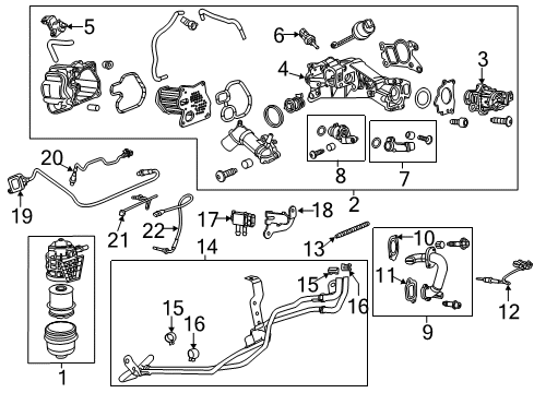 GM 12647007 Actuator Assembly, Egr Valve