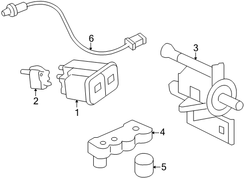 GM 12603814 Sensor Assembly, Heated Oxygen (Position 2)