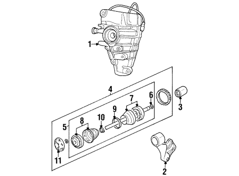 GM 90442759 CLAMP, Rear Axle Universal Joint