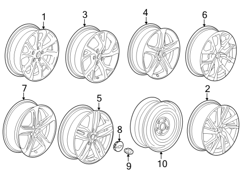 GM 84533967 Wheel, Front & Rr