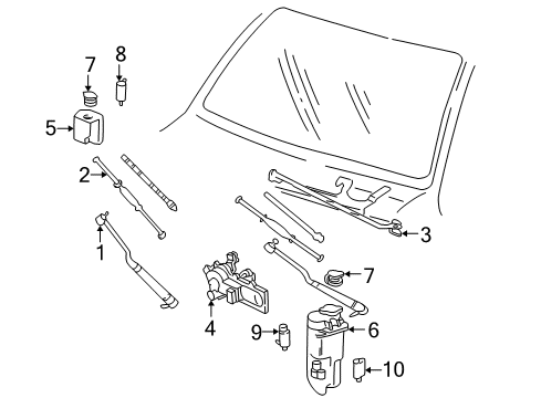 GM 12142096 Harness Assembly, Rear Window Wiper & Washer Switch Wiring