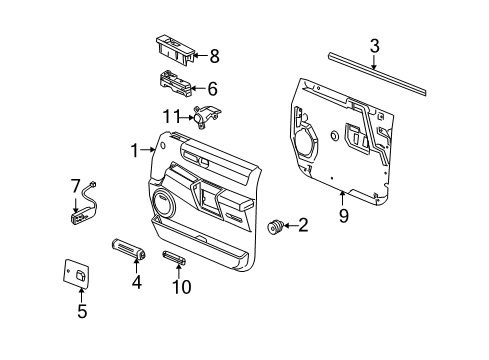 GM 15117124 Switch,Passenger Seat Heater