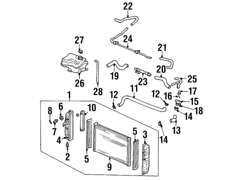 GM 25681954 Pipe Assembly, Heater Inlet & Outlet