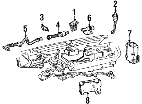 GM 19153521 Heater & Air Conditioner Control Assembly (Remanufacture)