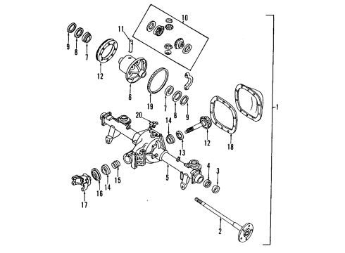 GM 12471192 Gear Set,Differential Ring & Drive Pinion