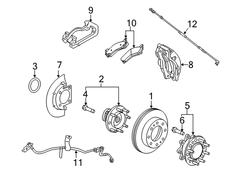 GM 25846371 Piston, Front Brake Caliper