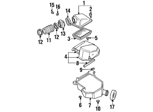 GM 12482330 Duct Asm,Air Cleaner Outlet