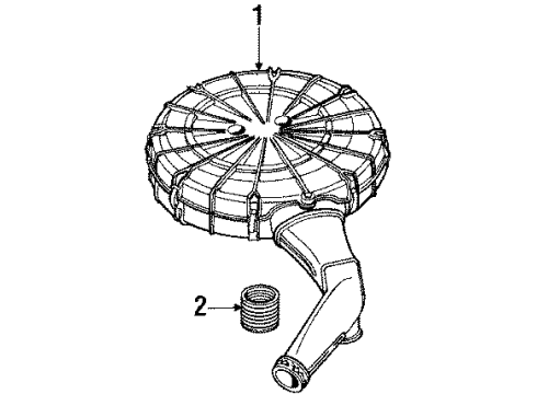 GM 90232147 Air Cleaner,Complete(N00&L73)