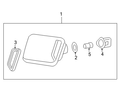 GM 15202165 Harness Assembly, Rear License Plate Lamp Wiring Harness Extension