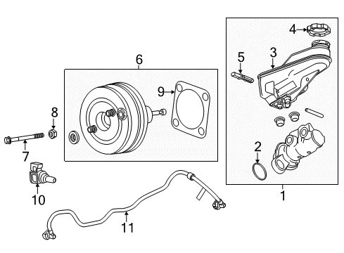 GM 84124022 Reservoir Assembly, Brake Master Cylinder