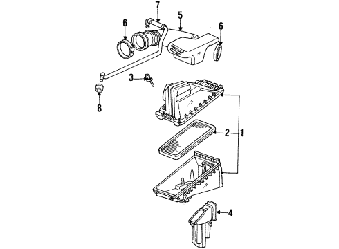 GM 25168621 Cleaner Assembly, Air