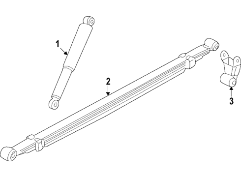 GM 23401102 Spring Assembly, Rear Leaf