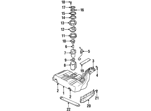 GM 90512051 Fuel Tank Meter/Pump Meter