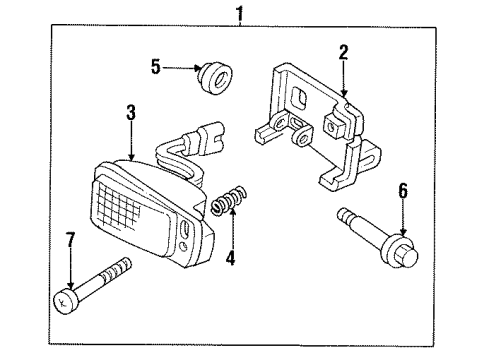 GM 16514489 Lamp Assembly, Front Fog