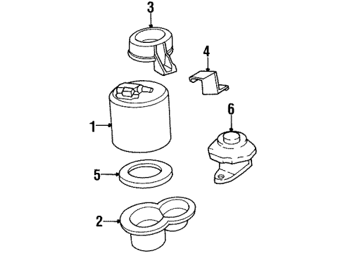 GM 17087164 Canister Assembly, Fuel Vapor