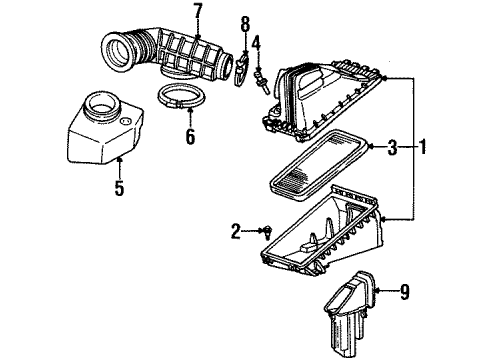 GM 24506182 Duct,Rear Air Intake