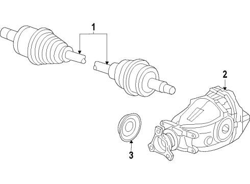 GM 20573613 Molding, Outer Panel Rear W/Opening