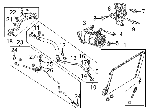 GM 84418229 Tube Assembly, A/C Cndsr & A/C Evpr