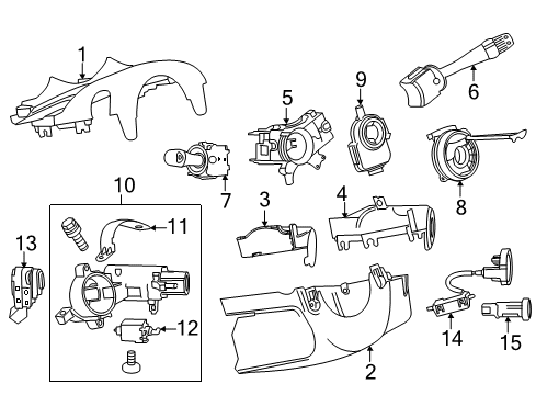 GM 84727537 Switch Assembly, On/Off Veh *Black